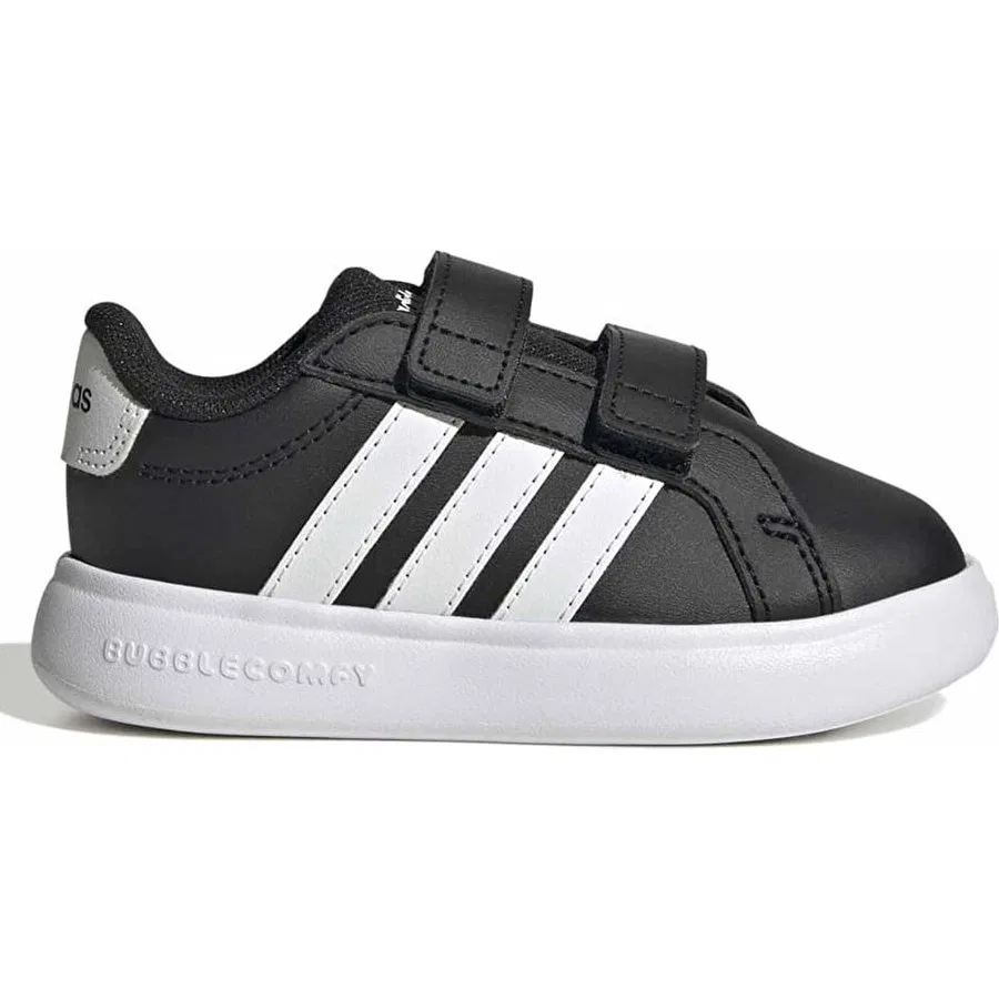 Кроссовки спортивные с ортопедической стелькой Grand Court 3.0 Bubble Cf I adidas, Черно-белый