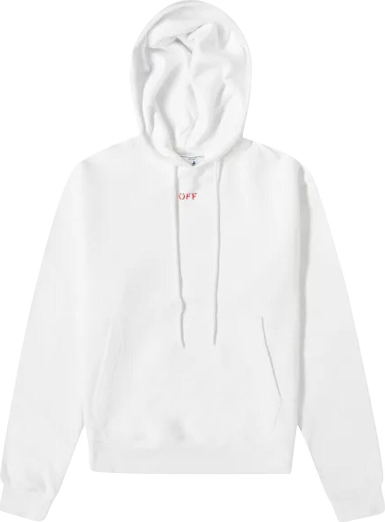 

Худи Off-White Stencil Arrows Hoodie 'White', белый