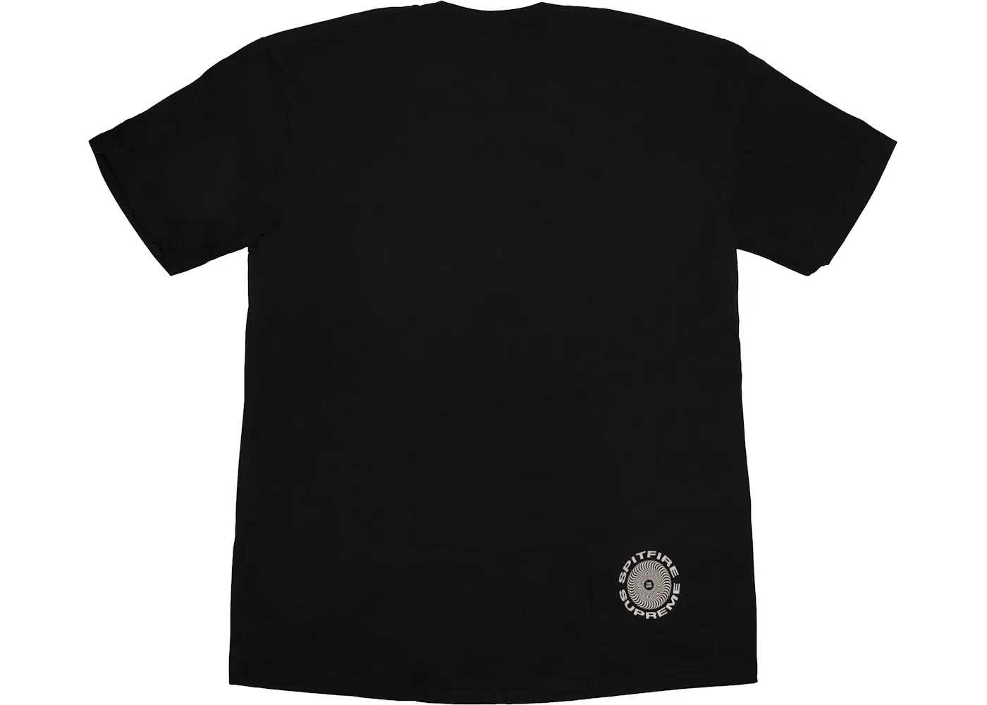 Мужская футболка с принтом Supreme Spitfire Classic Swirl, Black — фото 2