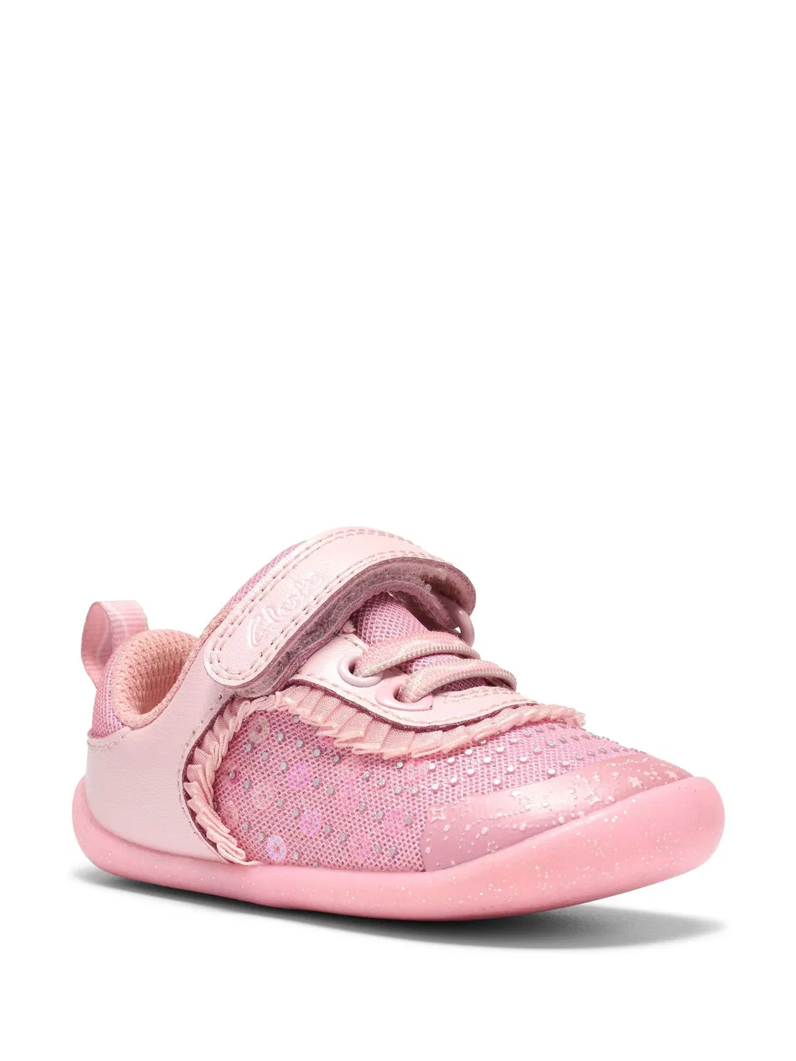 Кроссовки Clarks Roamer Gleam T, для девочек, розовый — фото 4
