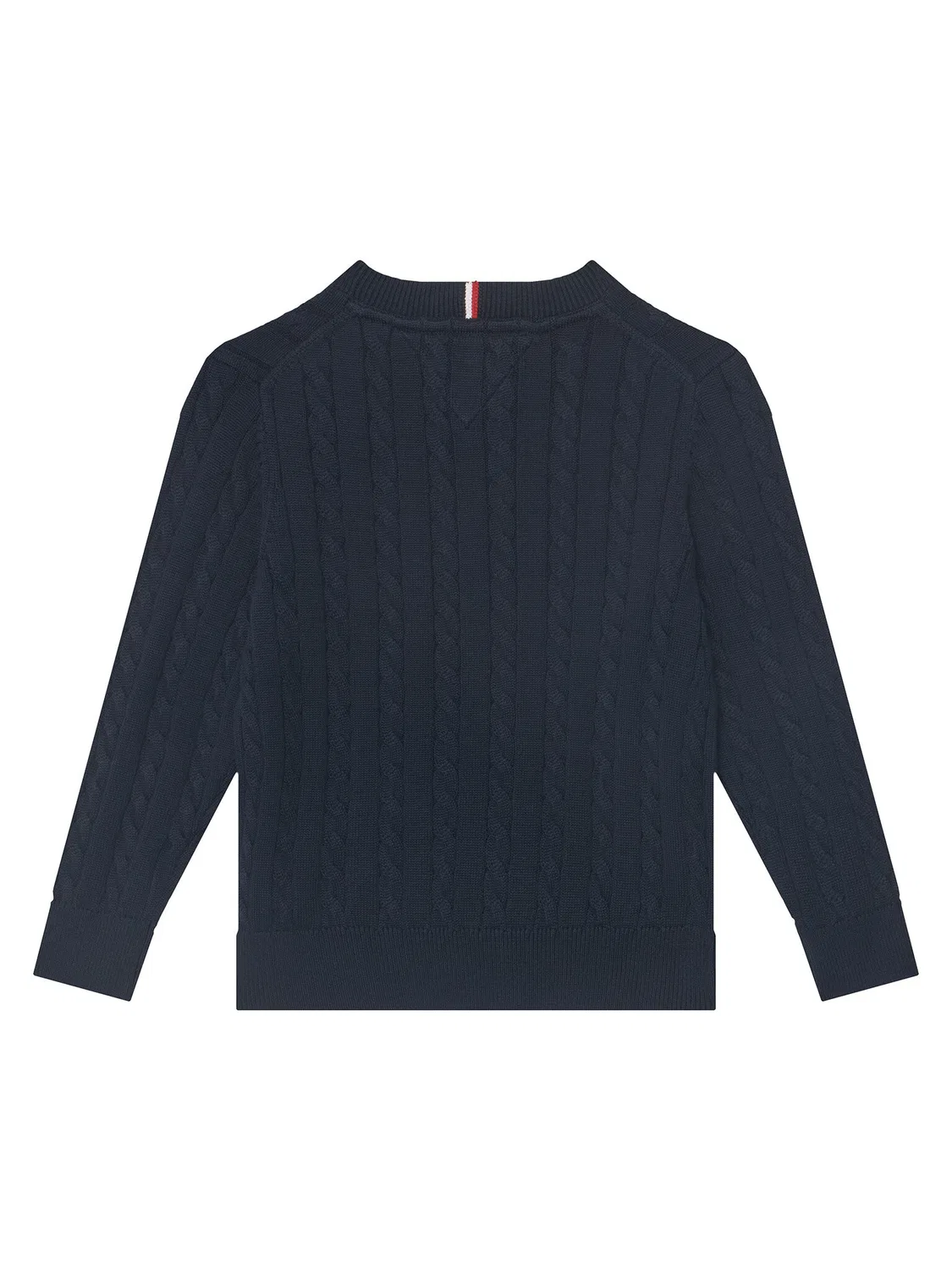Розовый свитер стандартного кроя для девочки Graphic Tommy Hilfiger, темно-синий — фото 2