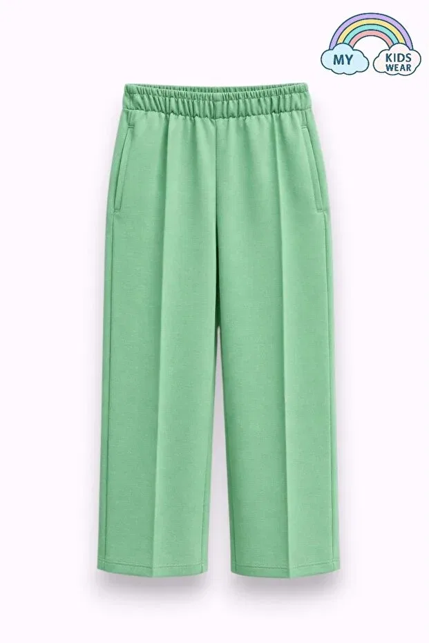 Детские спортивные штаны для девочек хлопковые My Kids Wear, Mint