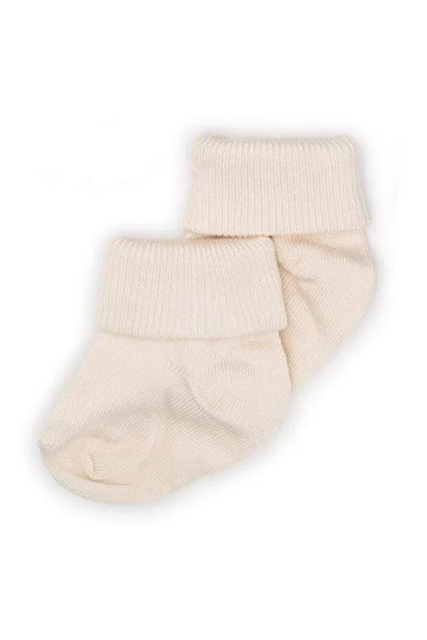Детский комплект носков из бамбука Unisex Novibaby, Ecru — фото 2
