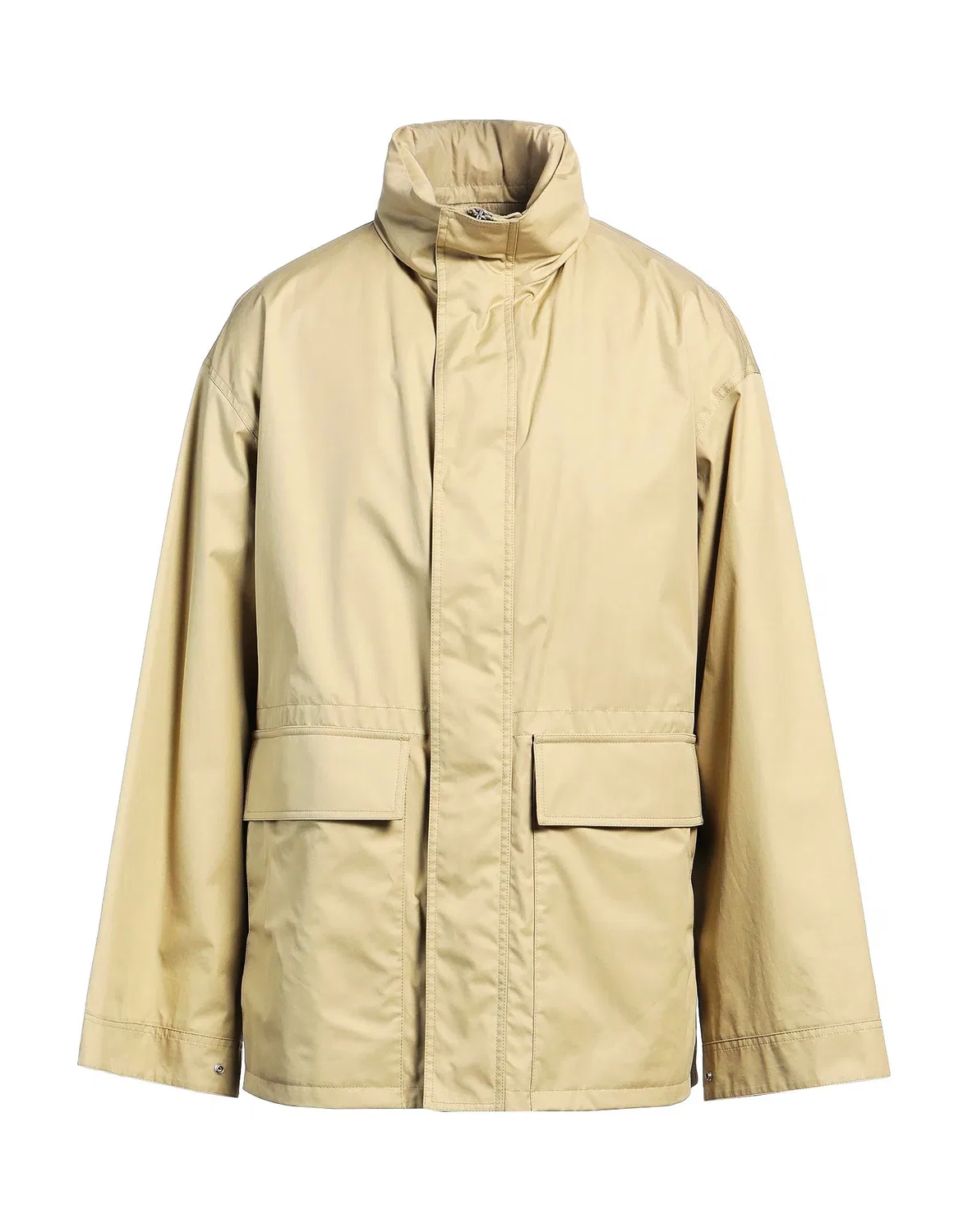 Мужское пальто-парка с капюшоном Khaki Burberry, хаки