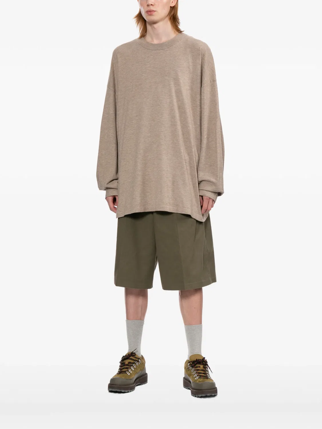 Толстовка с круглым вырезом Fear Of God, коричневый — фото 3