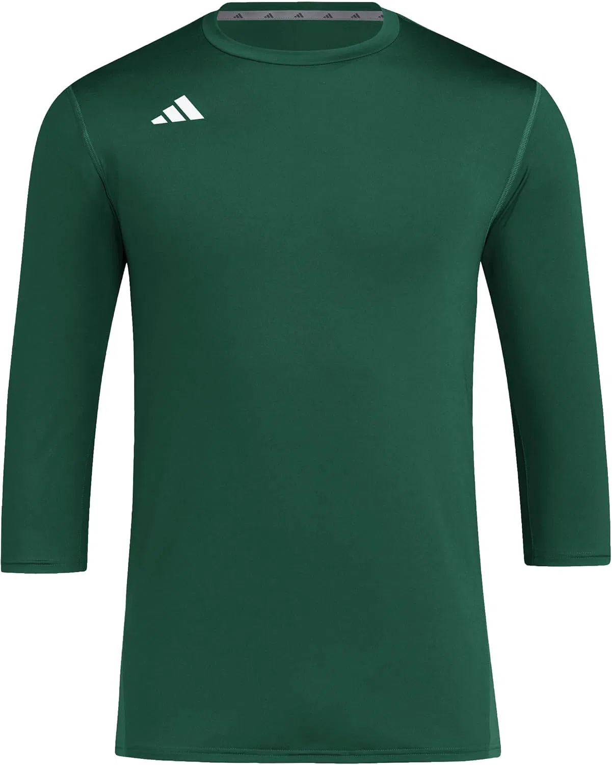 Мужская базовая футболка с рукавом 3/4 Adizero Nwv adidas, Dark Green