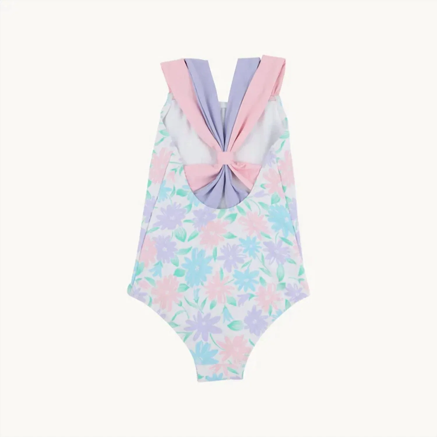Детский купальник слитный с цветочным принтом Seabrook Bathing Suit The Beaufort Bonnet Company, мультиколор — фото 2