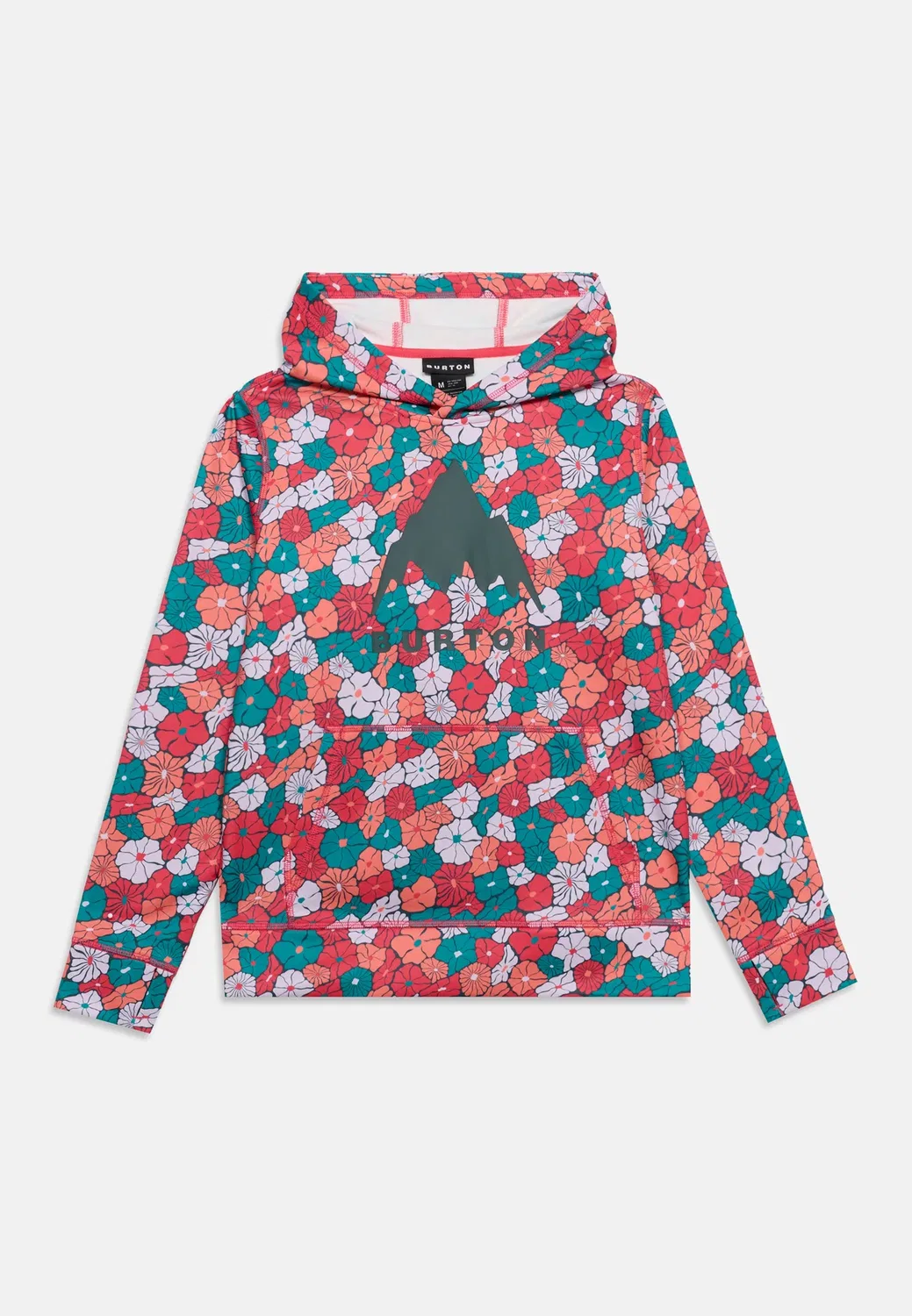Детская толстовка унисекс из дуба Burton, Pink/Green