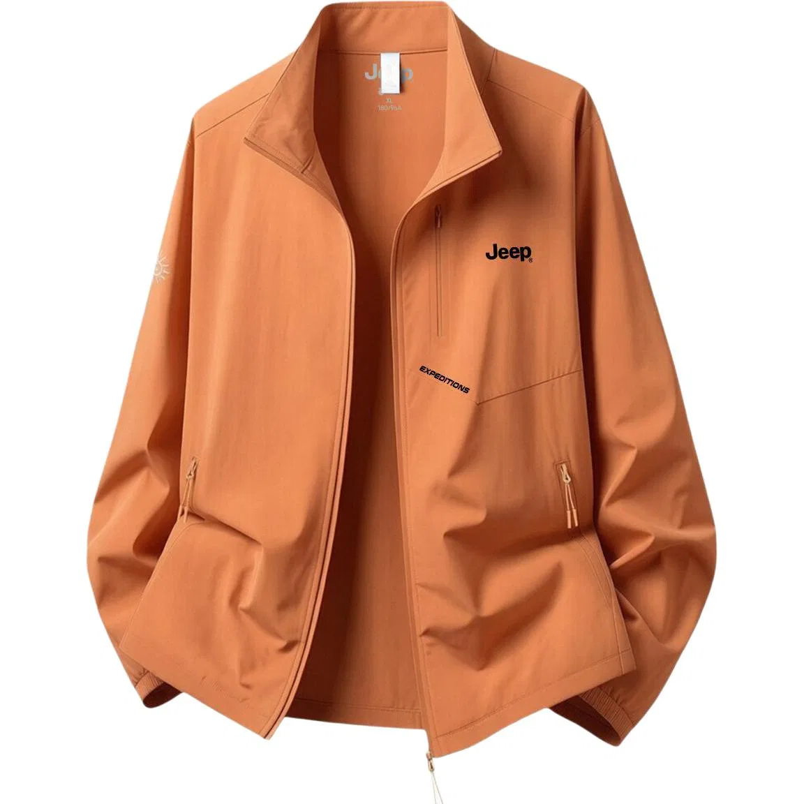 Детская куртка для защиты от солнца с капюшоном, модель Leisure Collection, Jeep, Orange