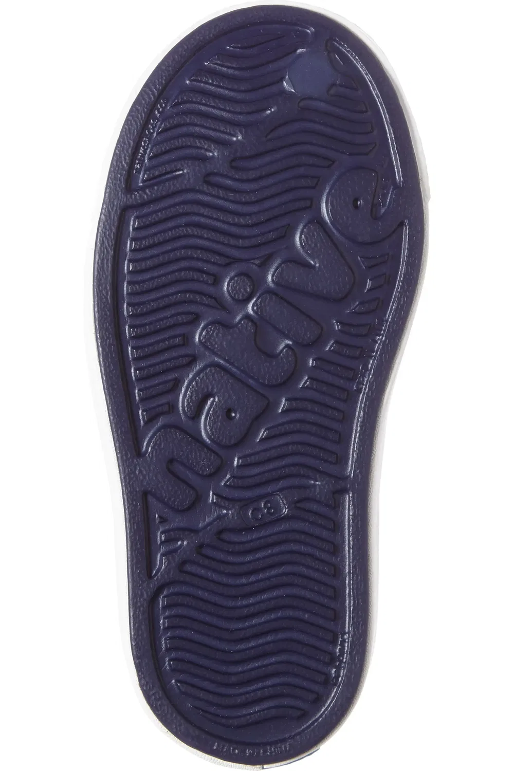 Детские кеды водонепроницаемые Jefferson Slip-On Native Shoes, Regatta Blue/Shell White — фото 4