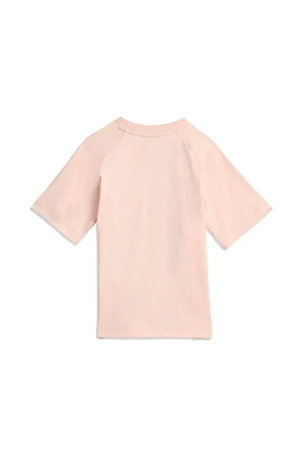 Детский спортивный комплект для девочек с коротким рукавом Tiro Nster Adidas, Pink — фото 3