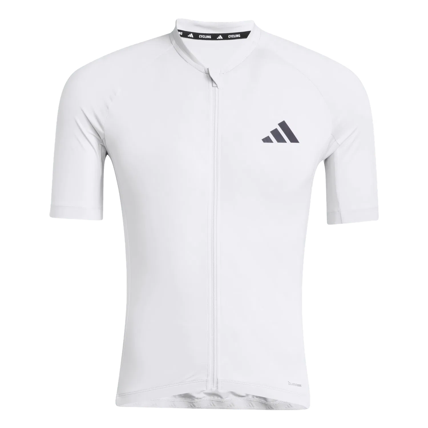 Мужское спортивное велосипедное трико с застежкой-молнией Adidas, белый
