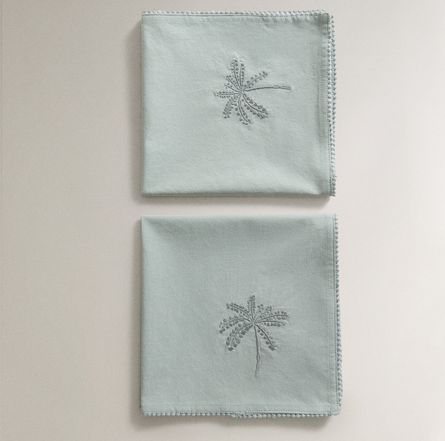 

Набор салфеток Zara Home Embroidered Palm Tree, 2 шт