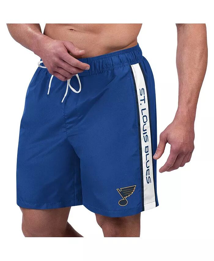 

Мужские синие плавки St. Louis Blues Streamline Volley G-III Sports by Carl Banks