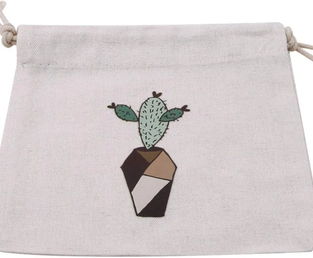 Косметичка Cactus Drawstring Bag, Generisch, 1 шт, Multicoloured — фото 2