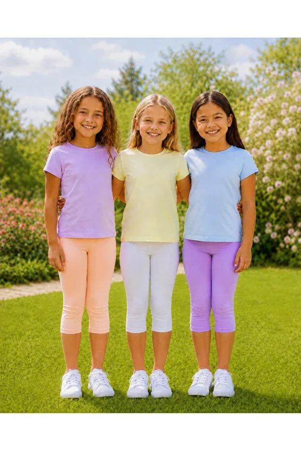 Детский комплект леггинсов для девочек Misskatre, Multicolor