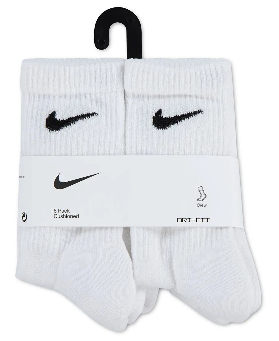 Носки спортивные с технологией Dri-FIT, комплект из 6 пар Nike, White — фото 3