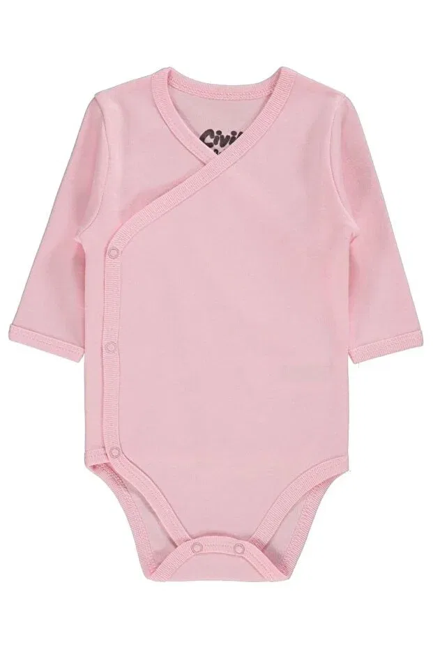 Детское боди-комбинезон с длинным рукавом Civil Baby, Pink