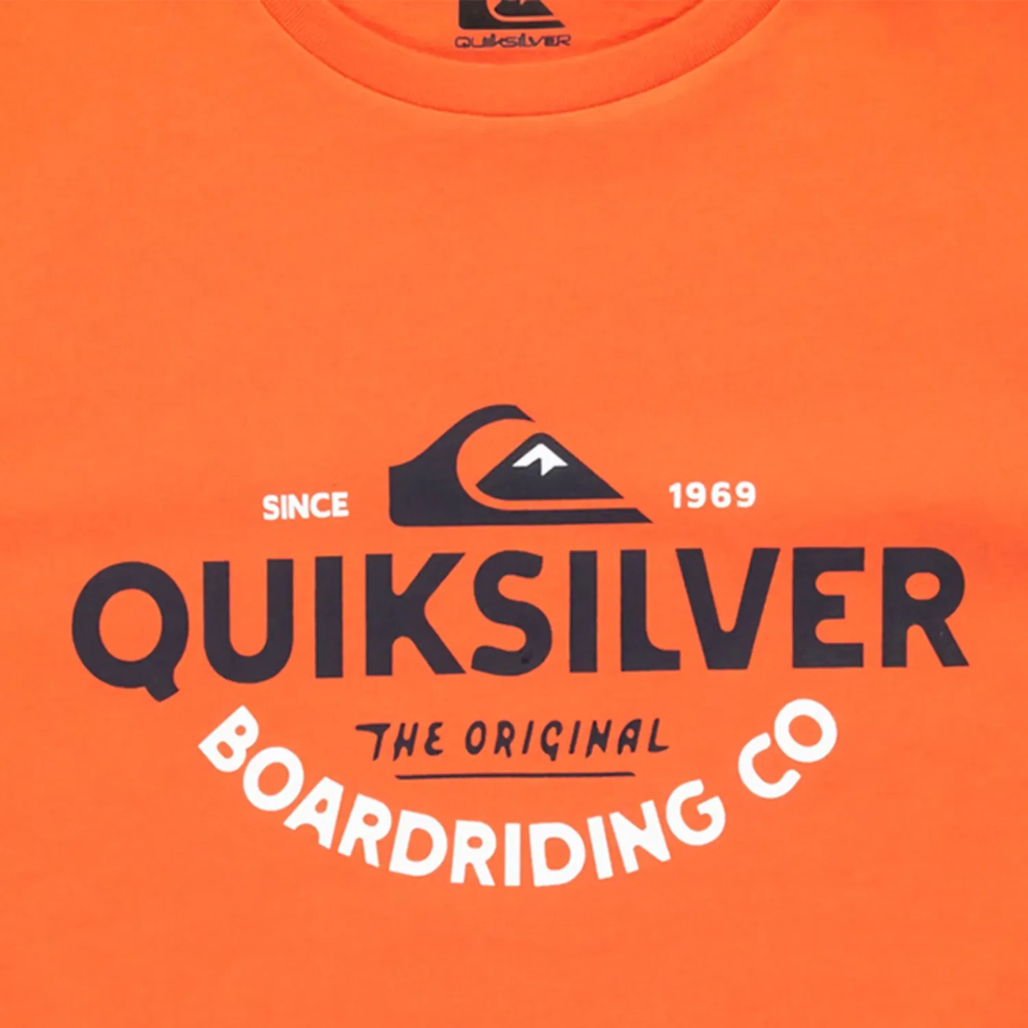 Детская футболка для мальчиков с принтом Ev Typed Out Quiksilver, Naranja — фото 3