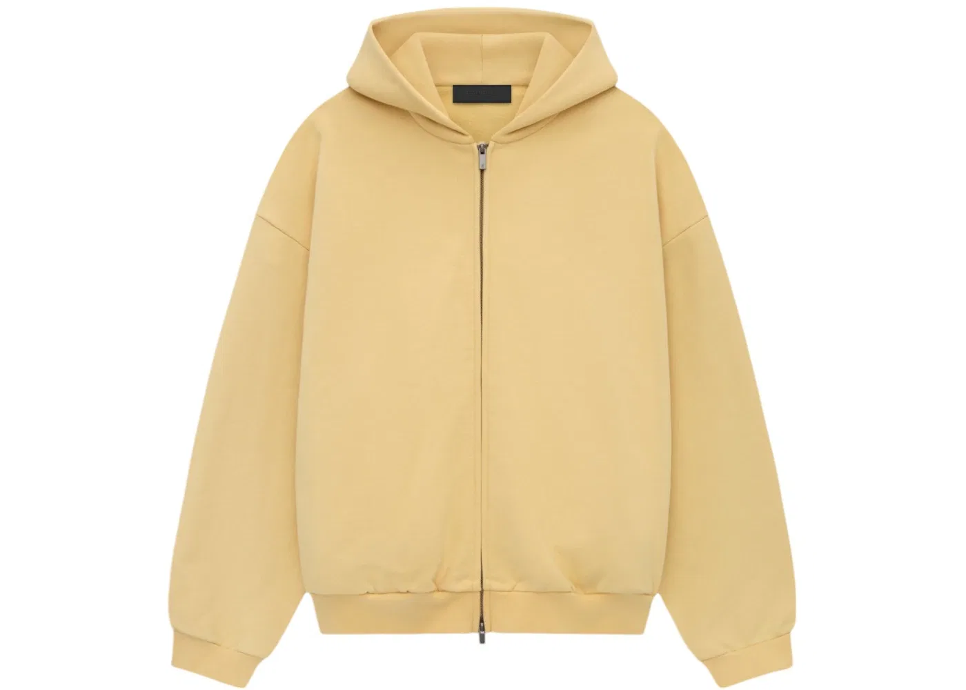 Мужская худи на молнии из плотного футера Fear of God Essentials, Amber — фото 2