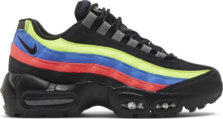 

Кроссовки Nike Air Max 95 GS 'Black Neon', черный