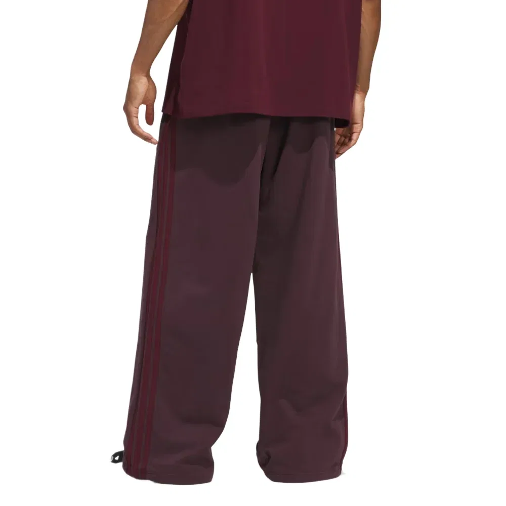 Мужские брюки для баскетбола Fleece 3-Stripes Pant Asia Sizing 'Shadow Maroon' adidas, Shadow Maroon — фото 2
