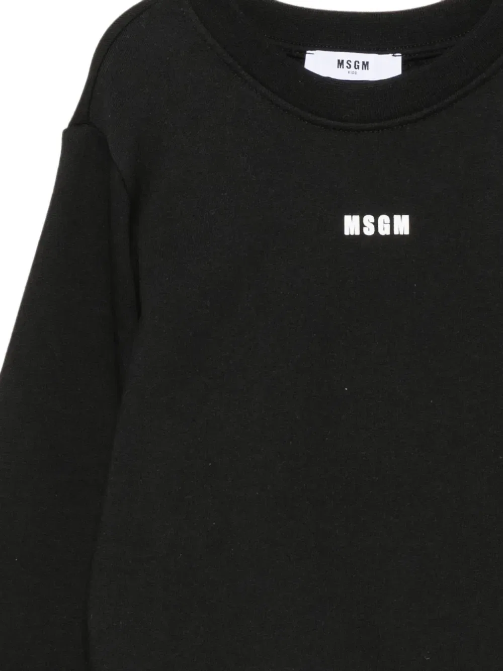 Свитшот с графическим принтом Msgm Kids, черный — фото 3