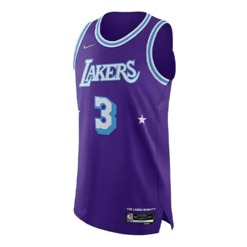 Джерси баскетбольное с принтом Anthony Davis Los Angeles Lakers Nike, фиолетовый
