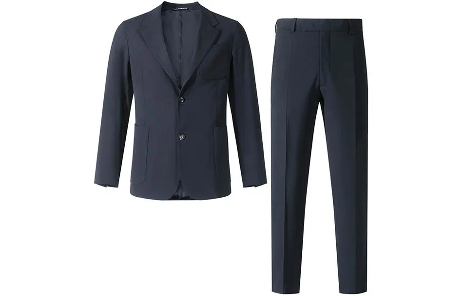 Мужской костюм-двойка Midnight Blue Emporio Armani
