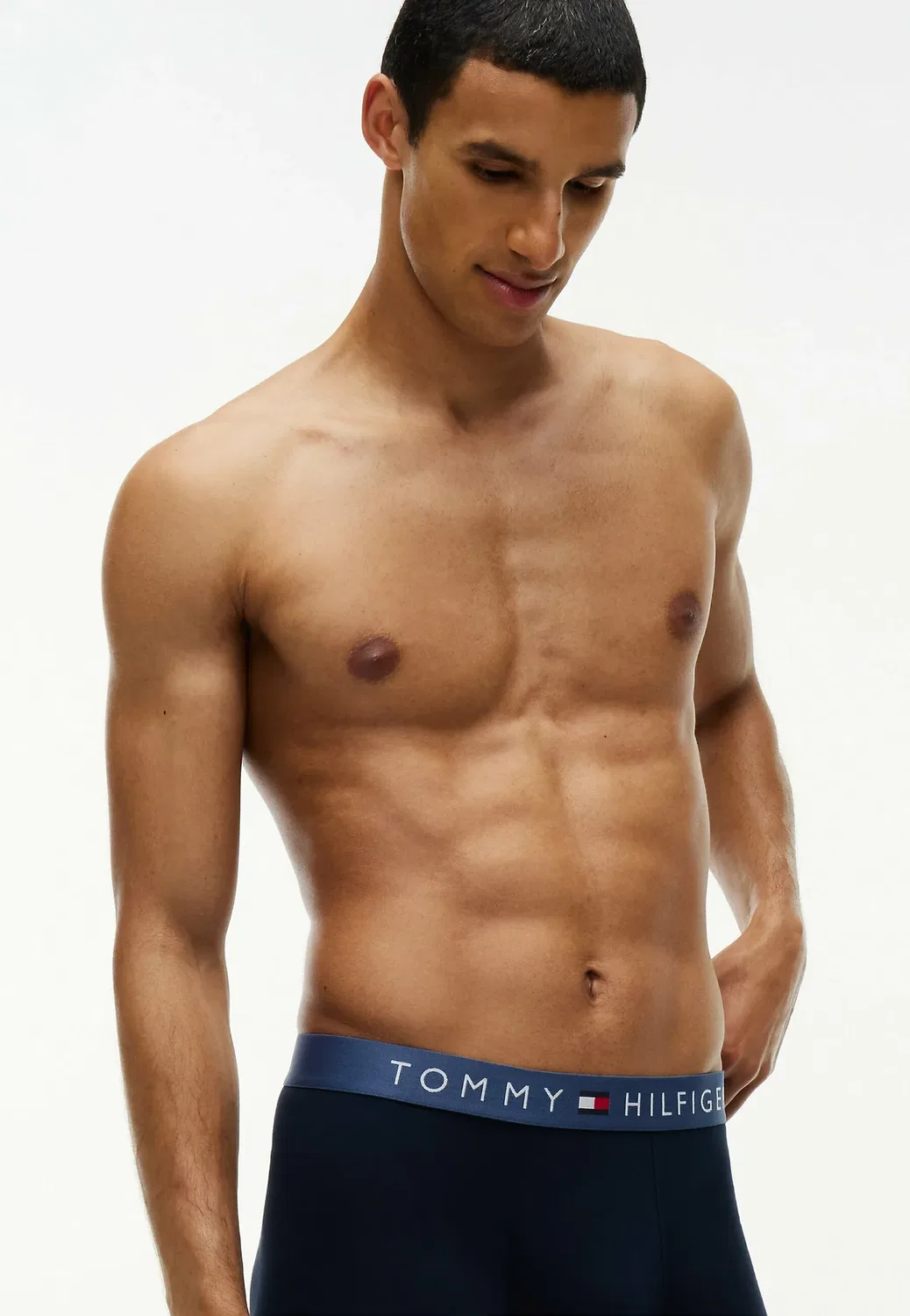 3 шт. - трусы Tommy Hilfiger, Nb Util Olive Chamb Blue Aeg Sea — фото 4