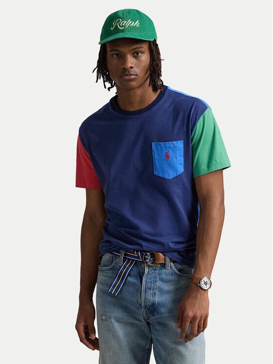 

Футболка классического кроя 710852665008 Polo Ralph Lauren, синий