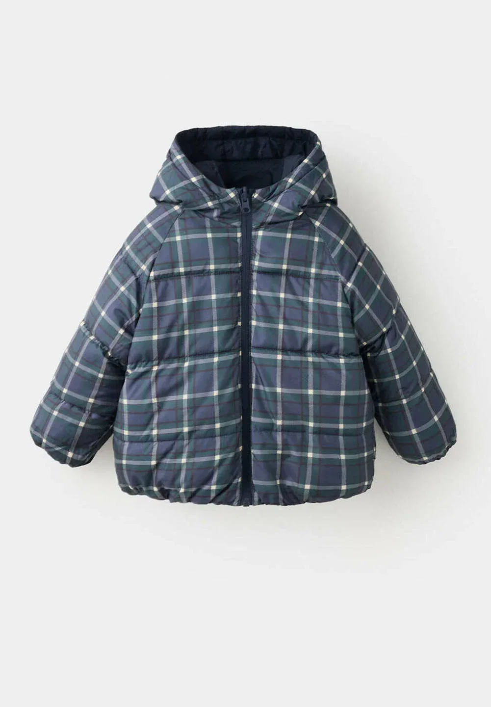 Детская зимняя куртка Mango Kids, Royal Blue — фото 4