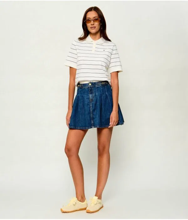 Женская юбка из денима Flare Fit Tommy Hilfiger, синий — фото 2