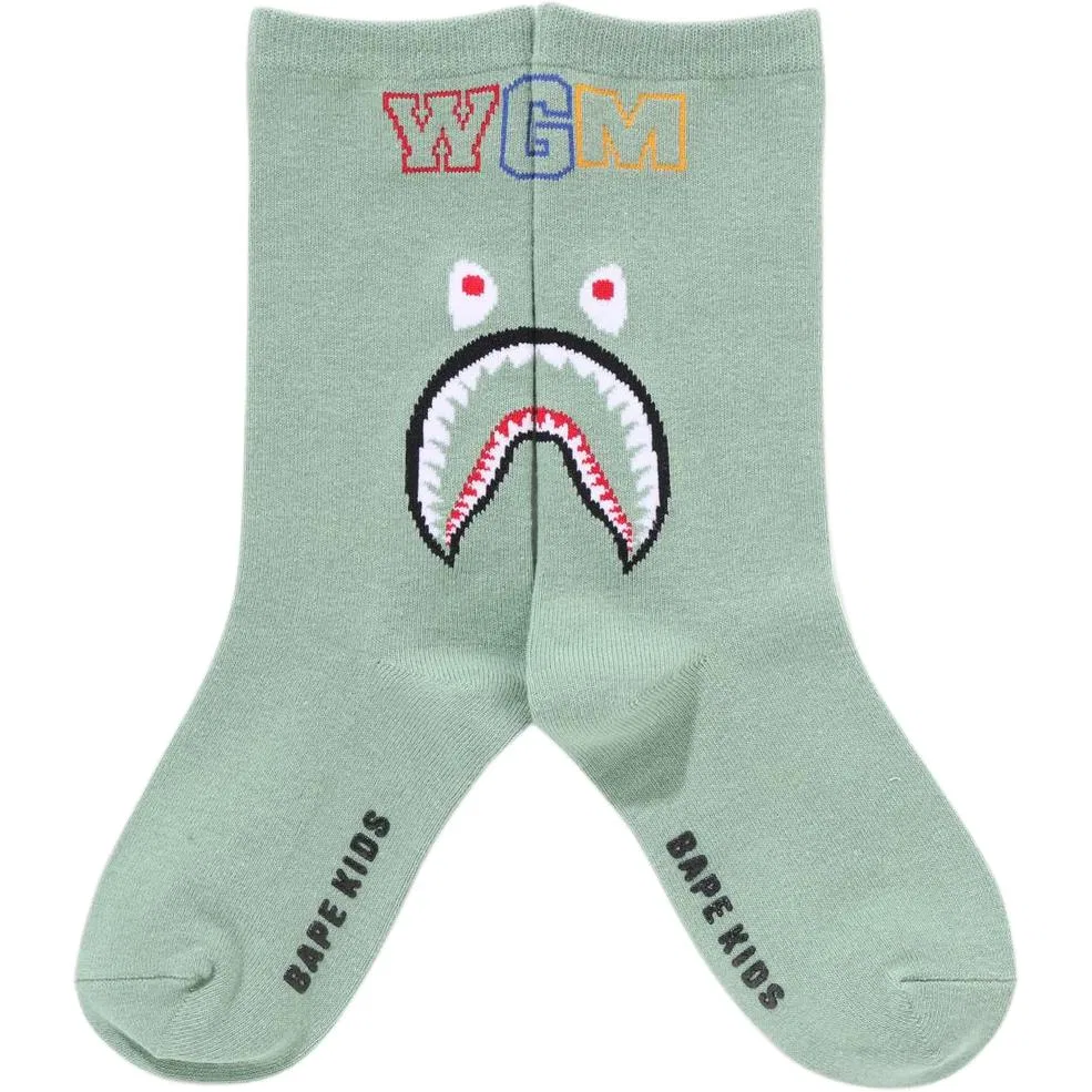 Детские носки с принтом 1 Pack Blue A BATHING APE, Blue — фото 3