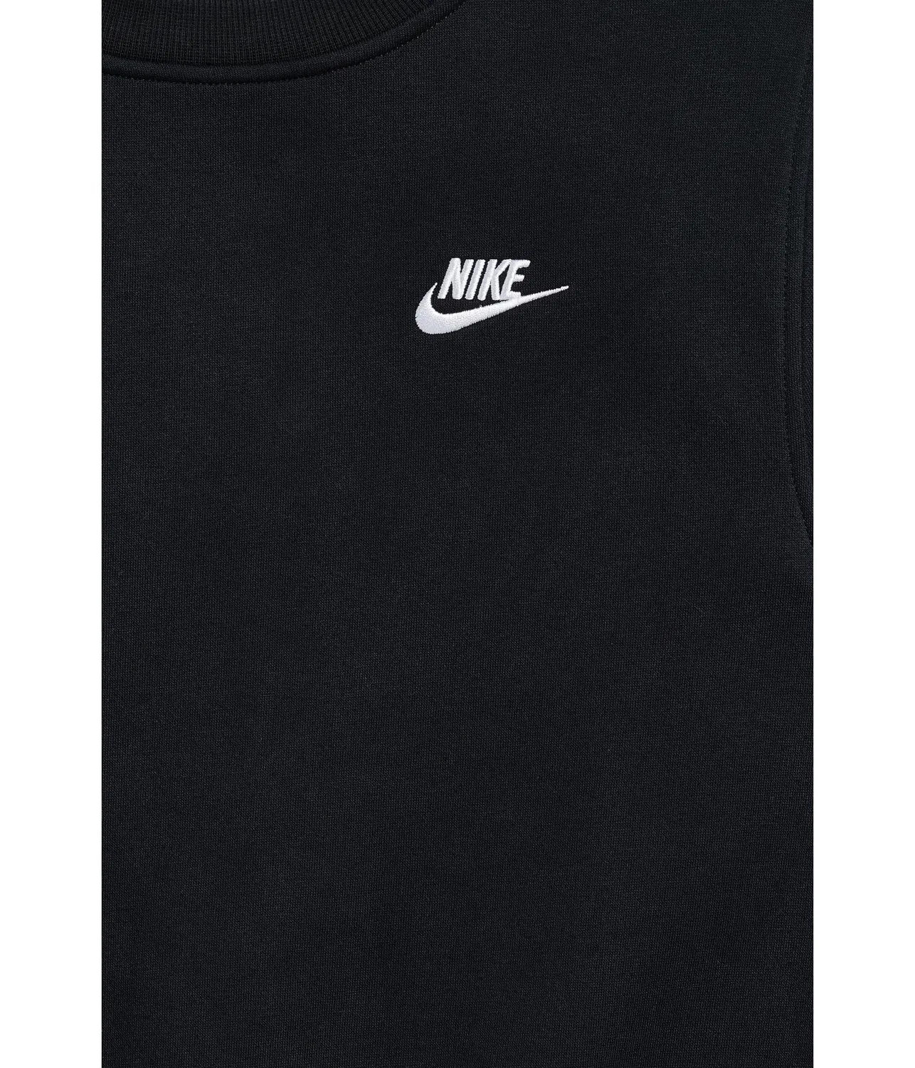 Флисовая толстовка Sportswear Club (для детей постарше) Nike Kids, Black/White — фото 3