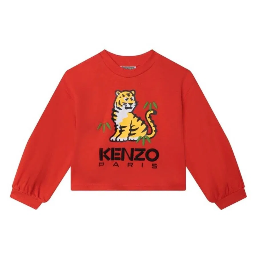 Свитшот с вышивкой тигра Kenzo, Poppy