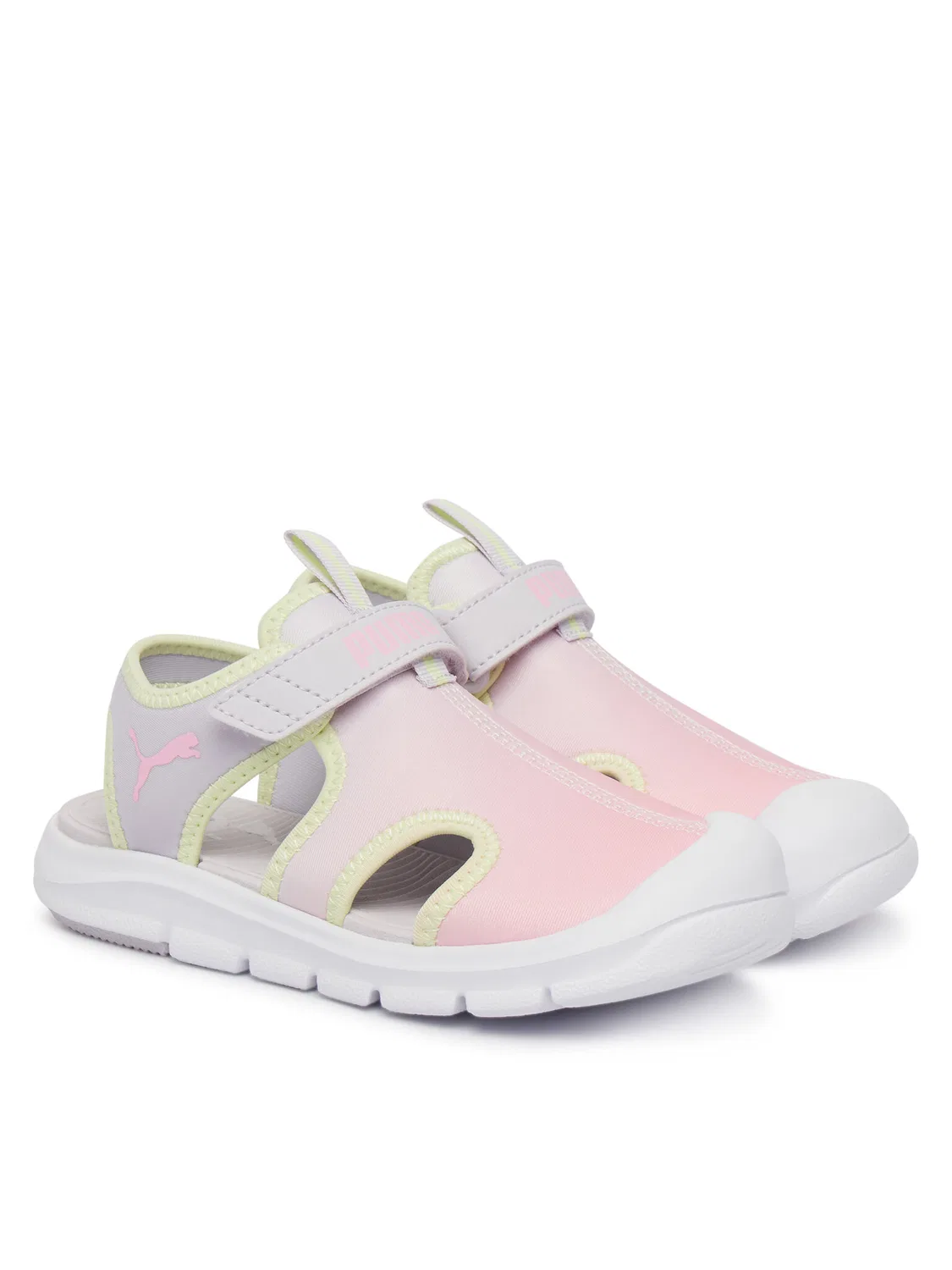 Сандалии для девочки Fun Racer Sandal Come On Puma, розовый — фото 2
