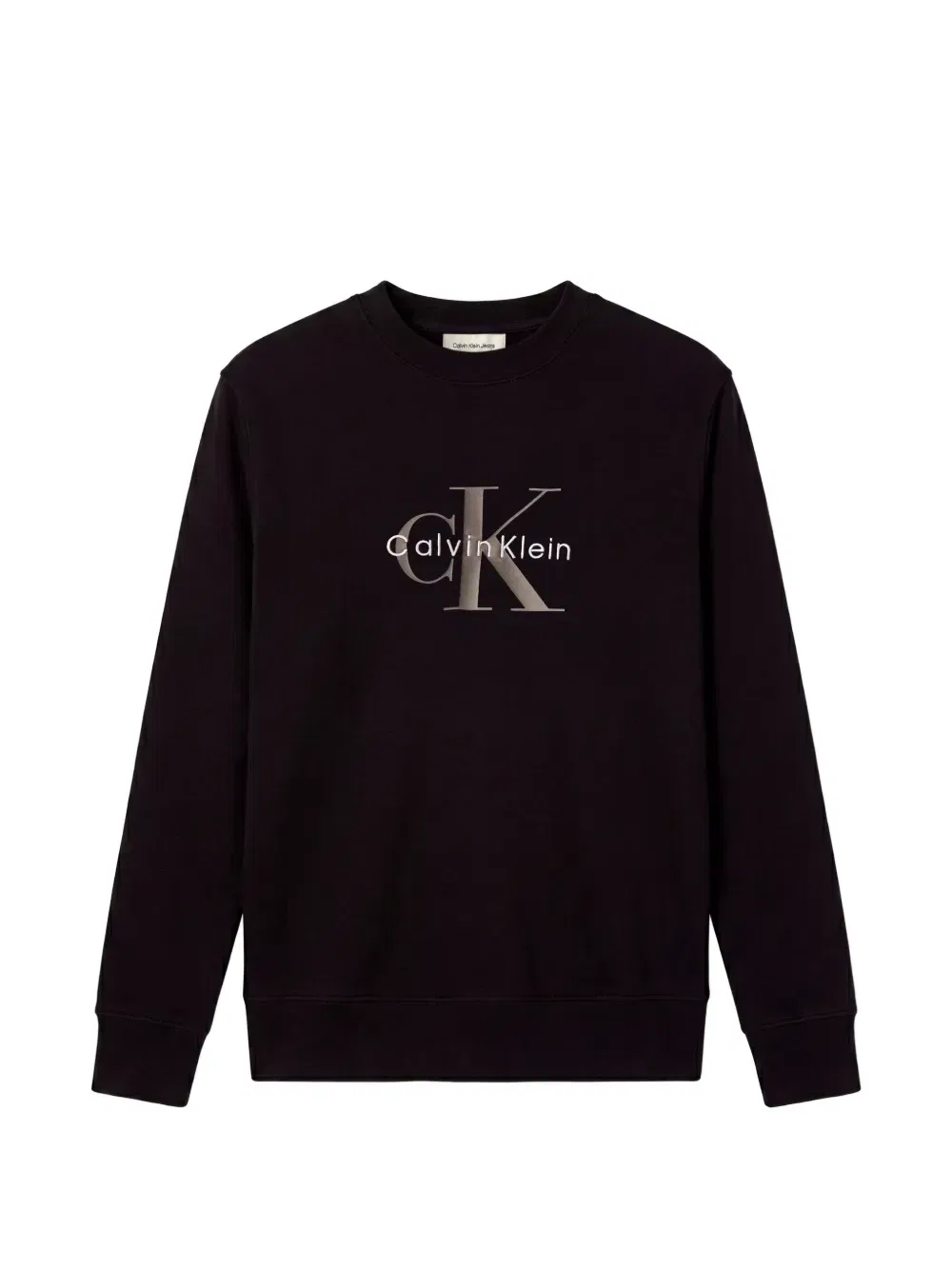 Свитер с логотипом Calvin Klein, черный