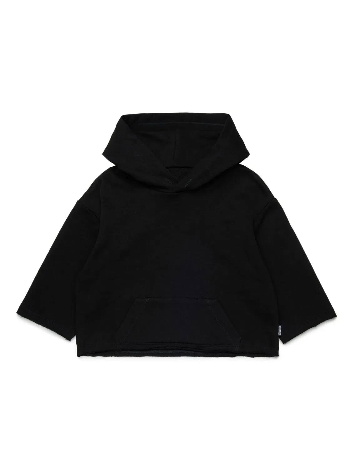 Хлопковая худи MM6 Maison Margiela, черный