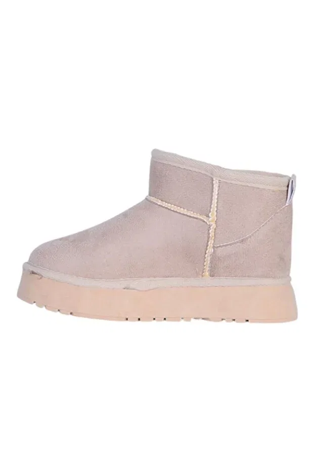 Детские ботинки для девочек с мехом Garf mink girl's fur lined flat boots Skuaıter, Vision — фото 3