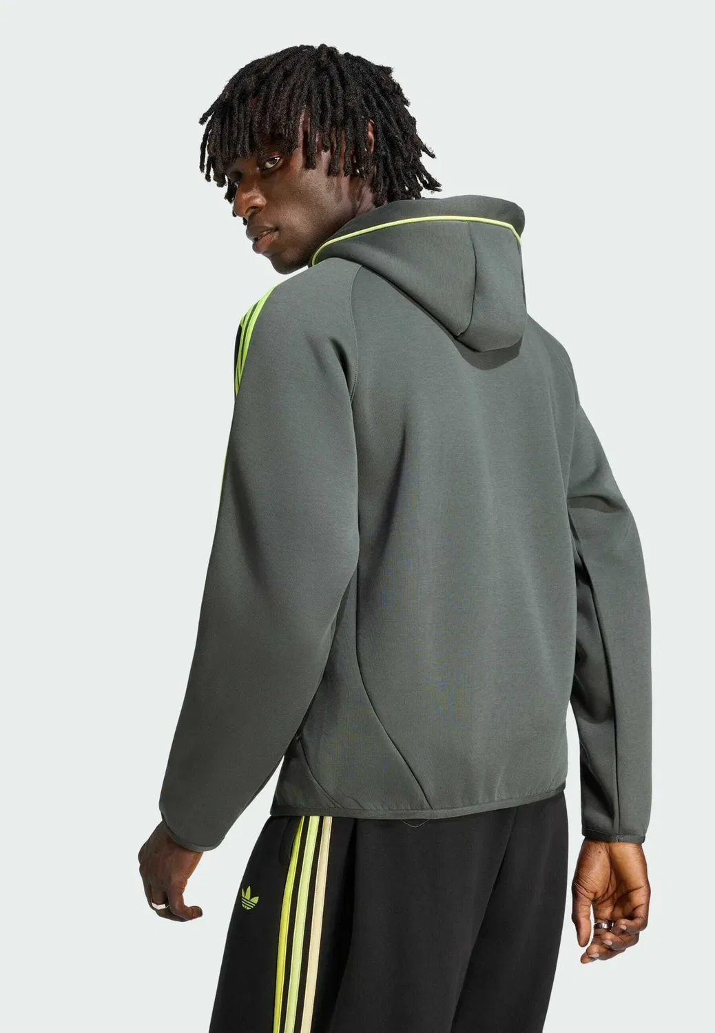 Толстовка Spacer fz hd на молнии Adidas Originals, Legend Ivy Frozen Lemon — фото 2