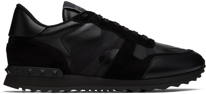 

Черные низкие кеды Rockrunner Valentino Garavani, Черный, Черные низкие кеды Rockrunner Valentino Garavani