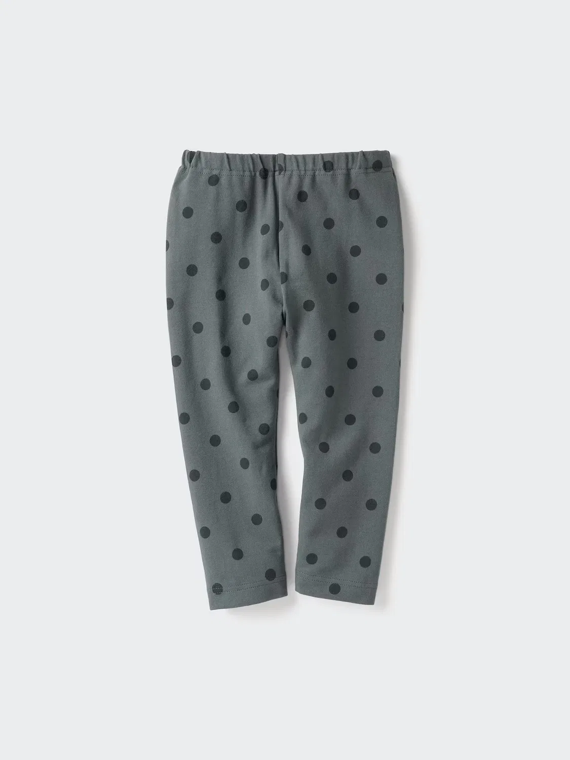 Леггинсы Uniqlo, полная длина, стандартный крой, темно-серый