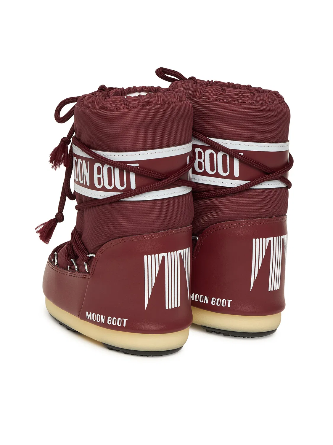 Снегоступы для девочки Mb Icon Nylon Moon Boot, темно-красный — фото 3