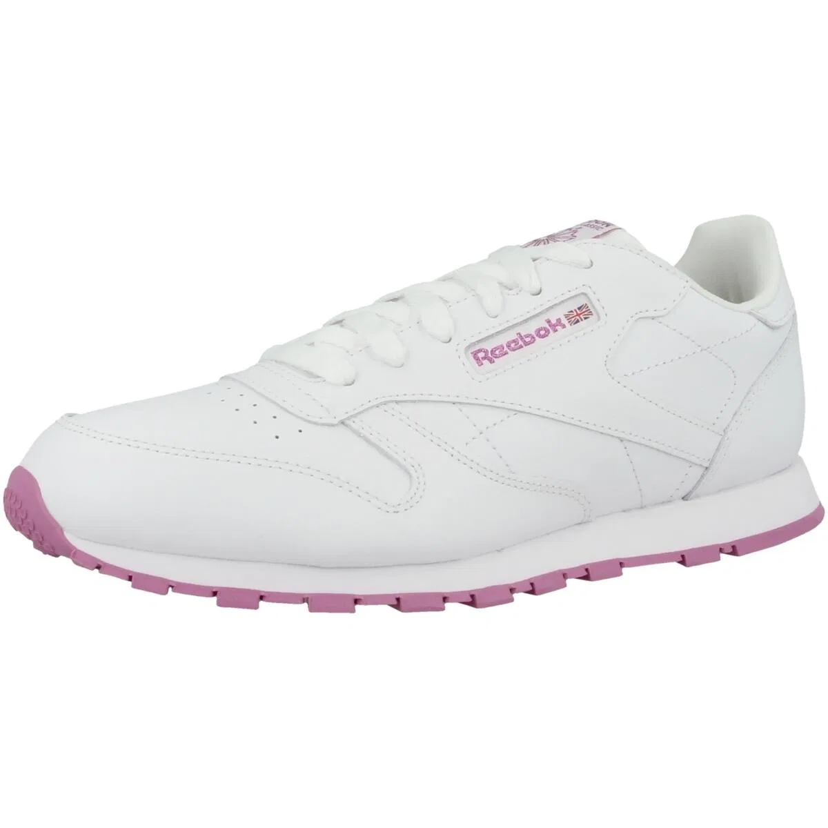 Детские кроссовки с верхом из кожи Classic Leather Reebok, Weiss — фото 4