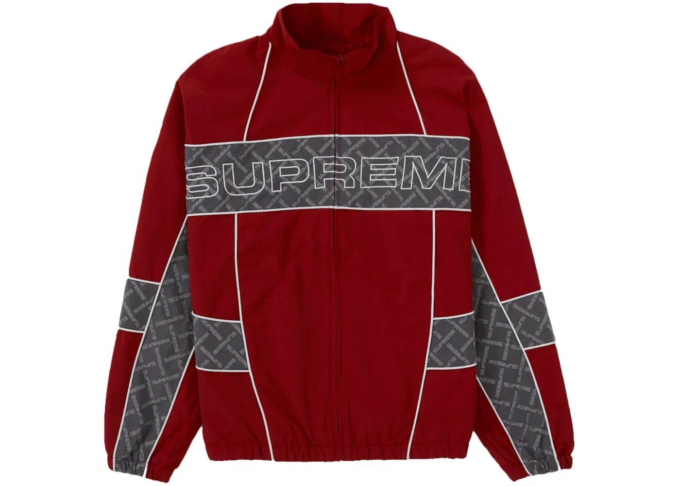 Мужская куртка с жаккардовыми вставками Supreme Jacket, Red