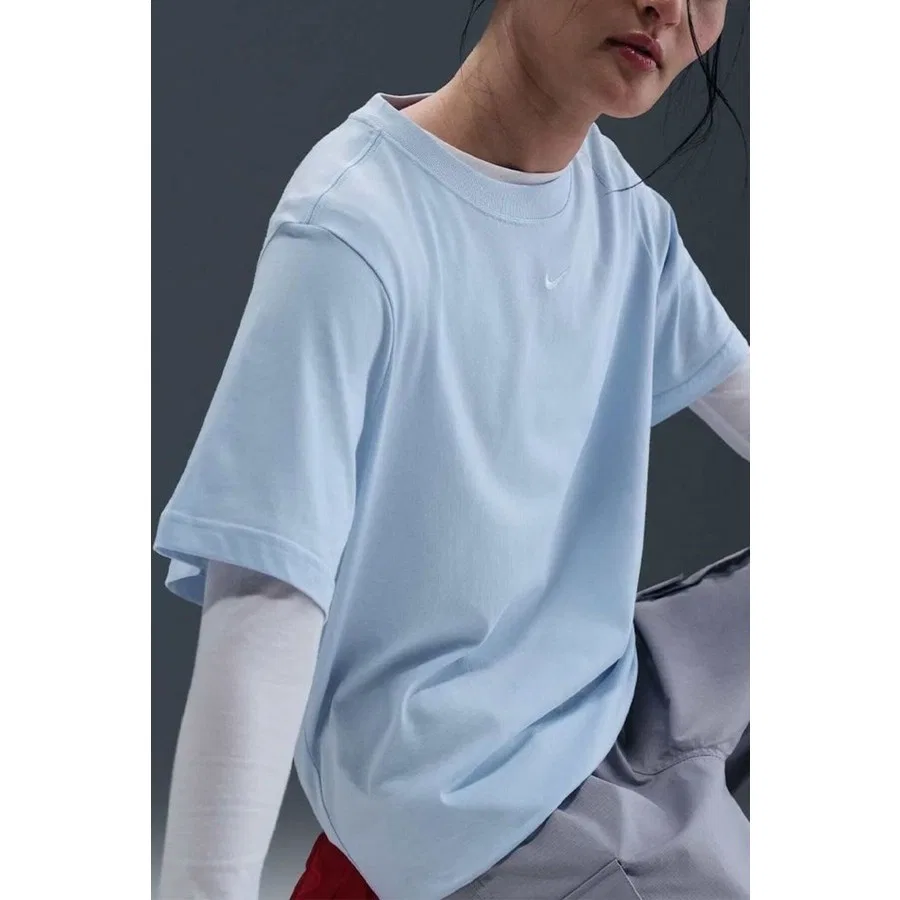 Футболка свободного кроя с коротким рукавом Nike Sportswear Essential Loose Fit, Синий