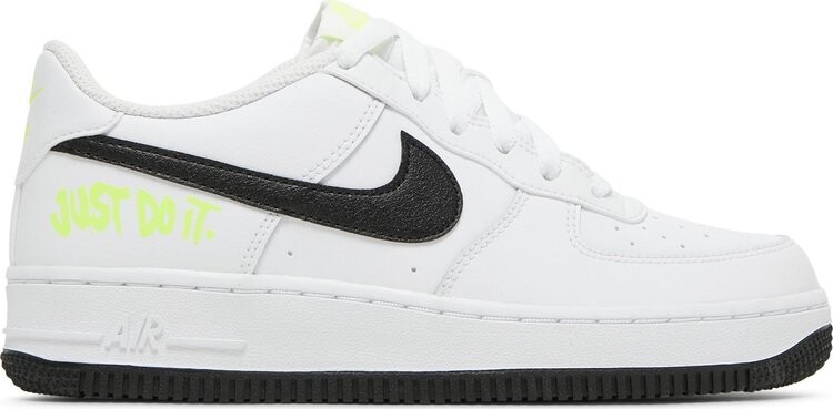 

Кроссовки Nike Air Force 1 Low GS 'Just Do It - White Volt', белый