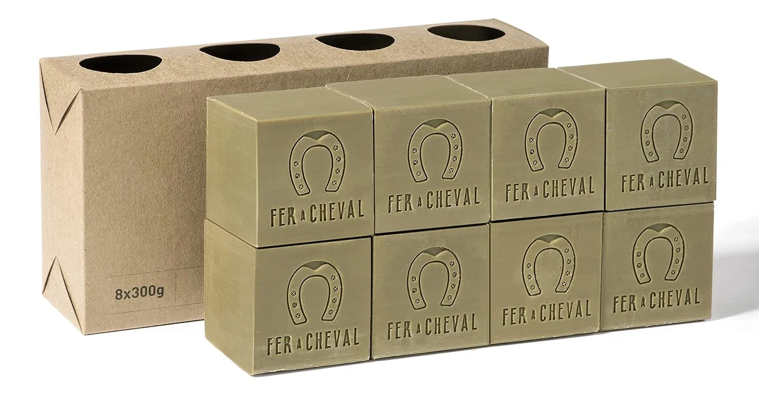 Мыло Marseille Olive Oil Cubes, Fer à Cheval, 8×300г, Olive Cube — фото 3
