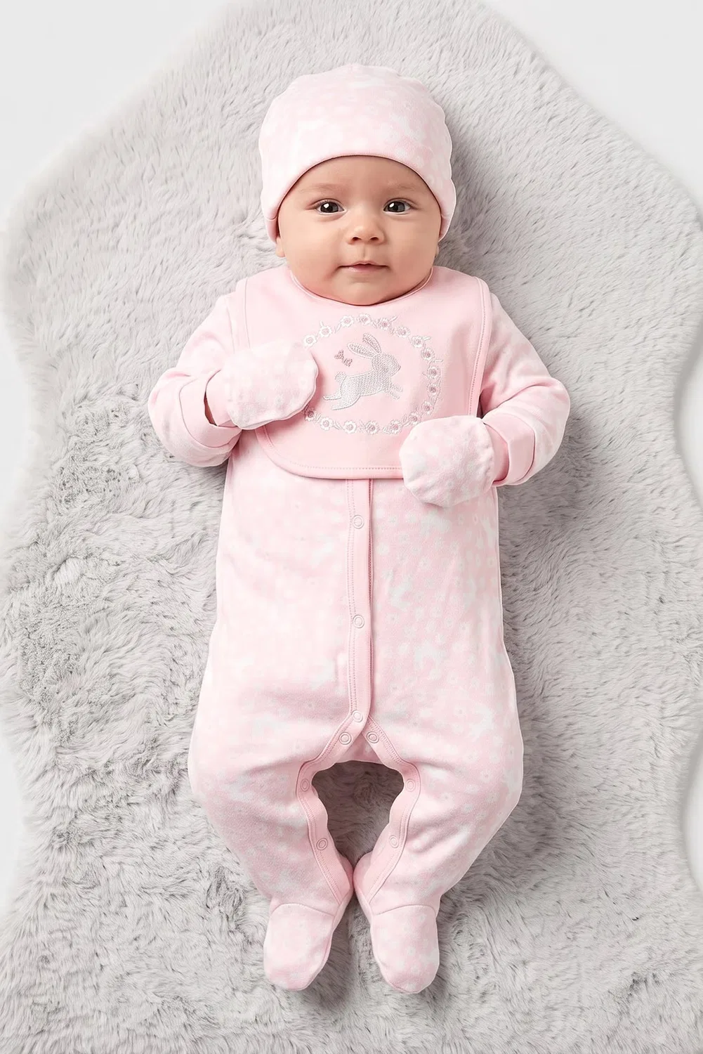 Комплект детской одежды с принтом из 5 предметов, Rock-A-Bye Baby Boutique, разноцветный